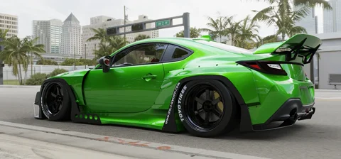 วิงสปอยเลอร์ท้าย V2.0 Mid-rise Wing (only) - BRZ [ ZD-8 ] / GR86 Pandem ภาพสินค้า 1