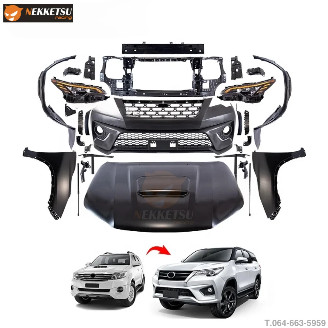 รูปชุดแต่ง ชุดแต่ง Toyota Fortuner 2012 2014 2012 เป็น 2019 ภาพที่ 3