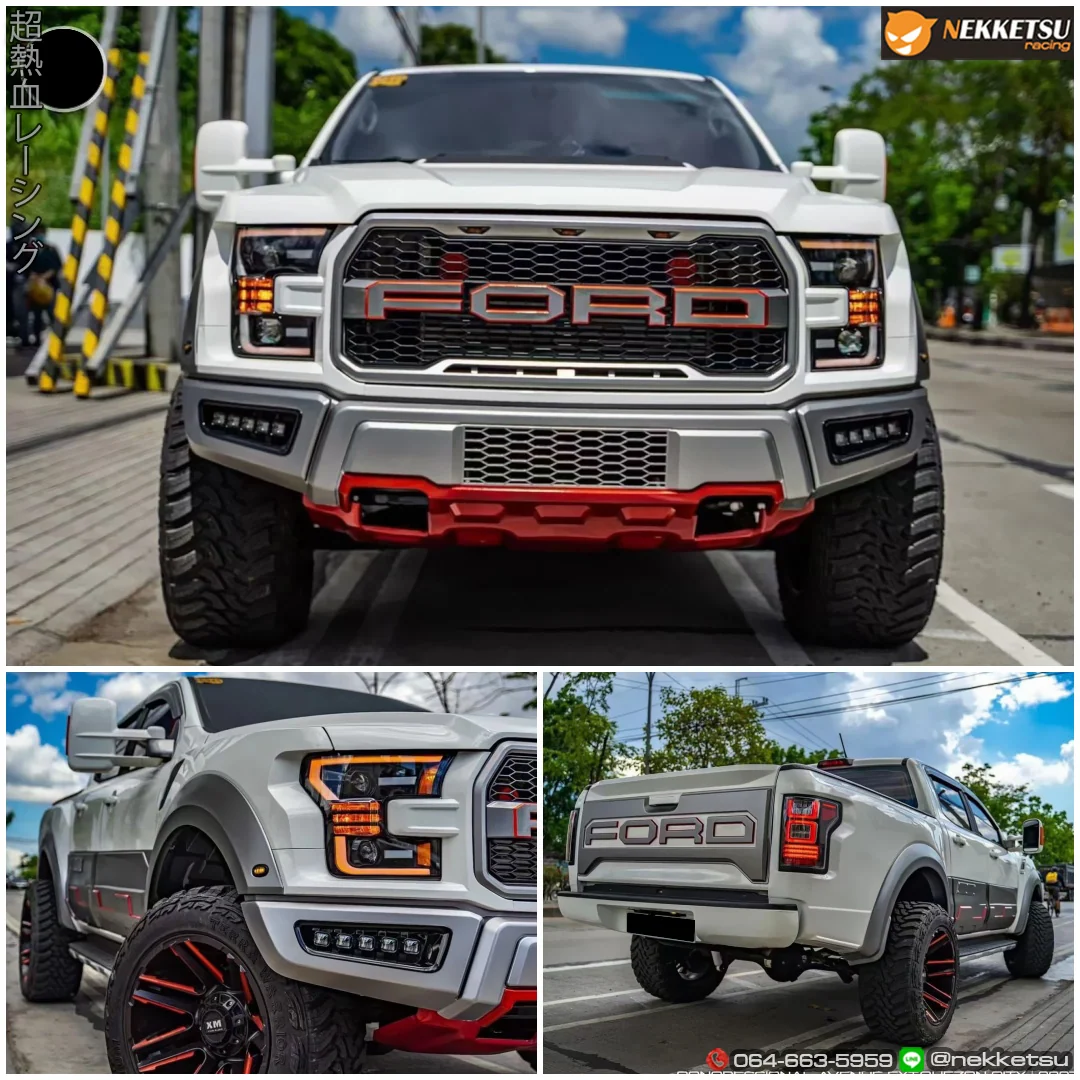 รูปชุดแต่ง ชุดแต่ง Ford Ranger 2016 2019 เป็นหน้า F150 2020 ภาพที่ 7