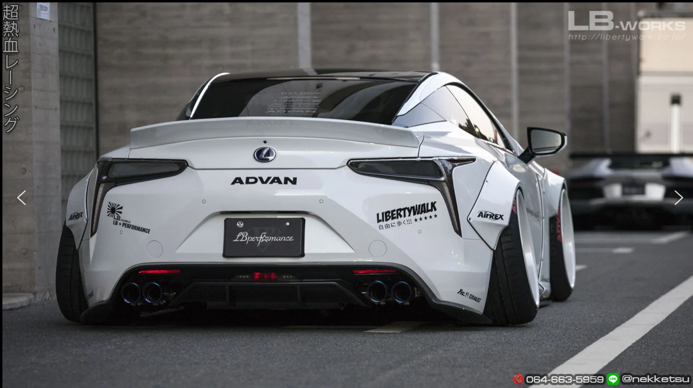 รูปชุดแต่ง ชุดแต่ง Lexus LC500 LB WORK ภาพที่ 7