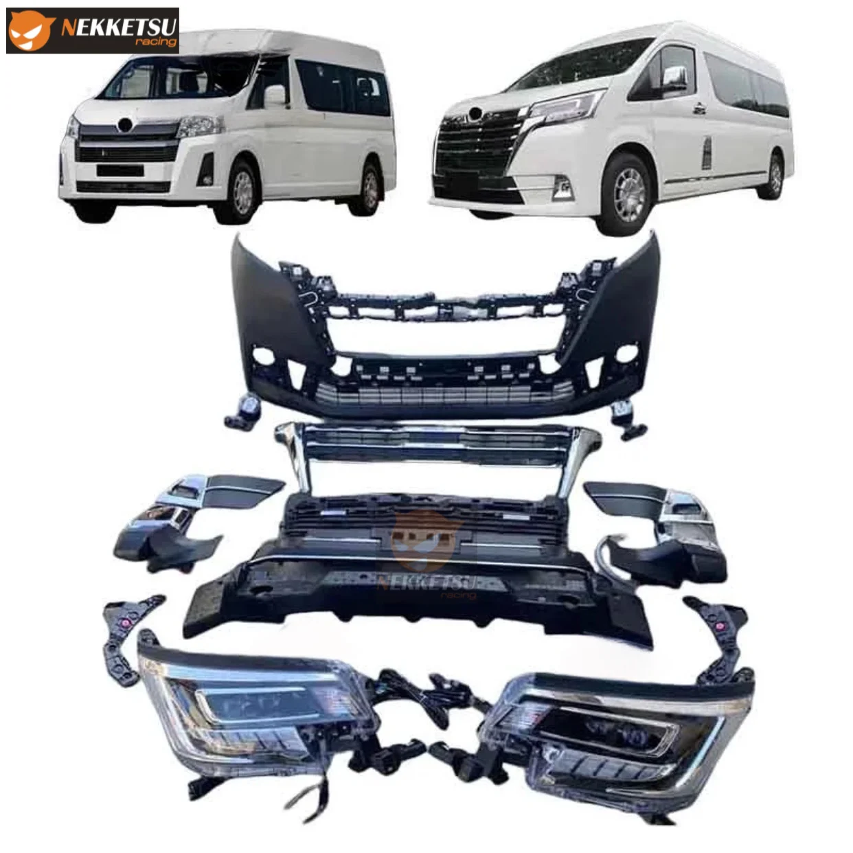 ชุดแต่ง TOYOTA Commuter รถตู้ 2019 2025 หน้า Majesty