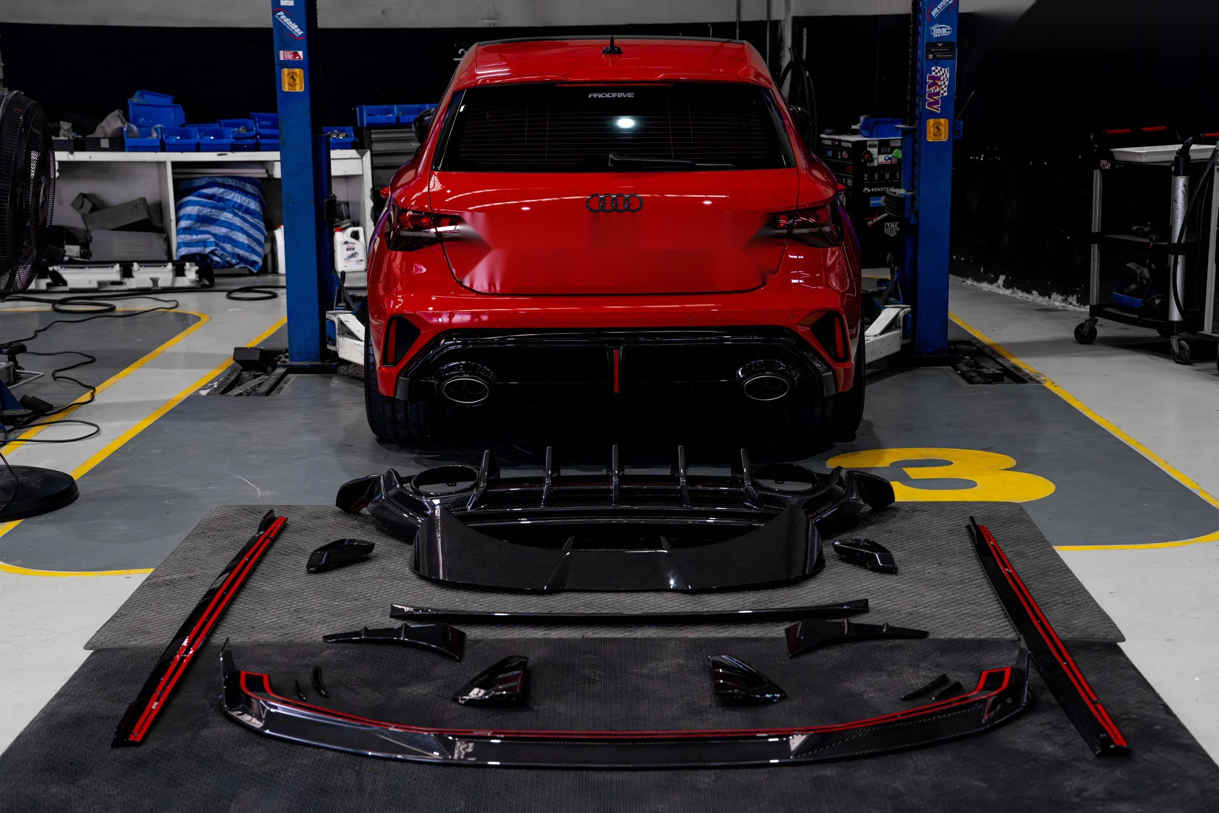 ชุดแต่ง Audi S3 / RS3 Audi RS3 x CT คาร์บอน Prodrive Shop ภาพ 12