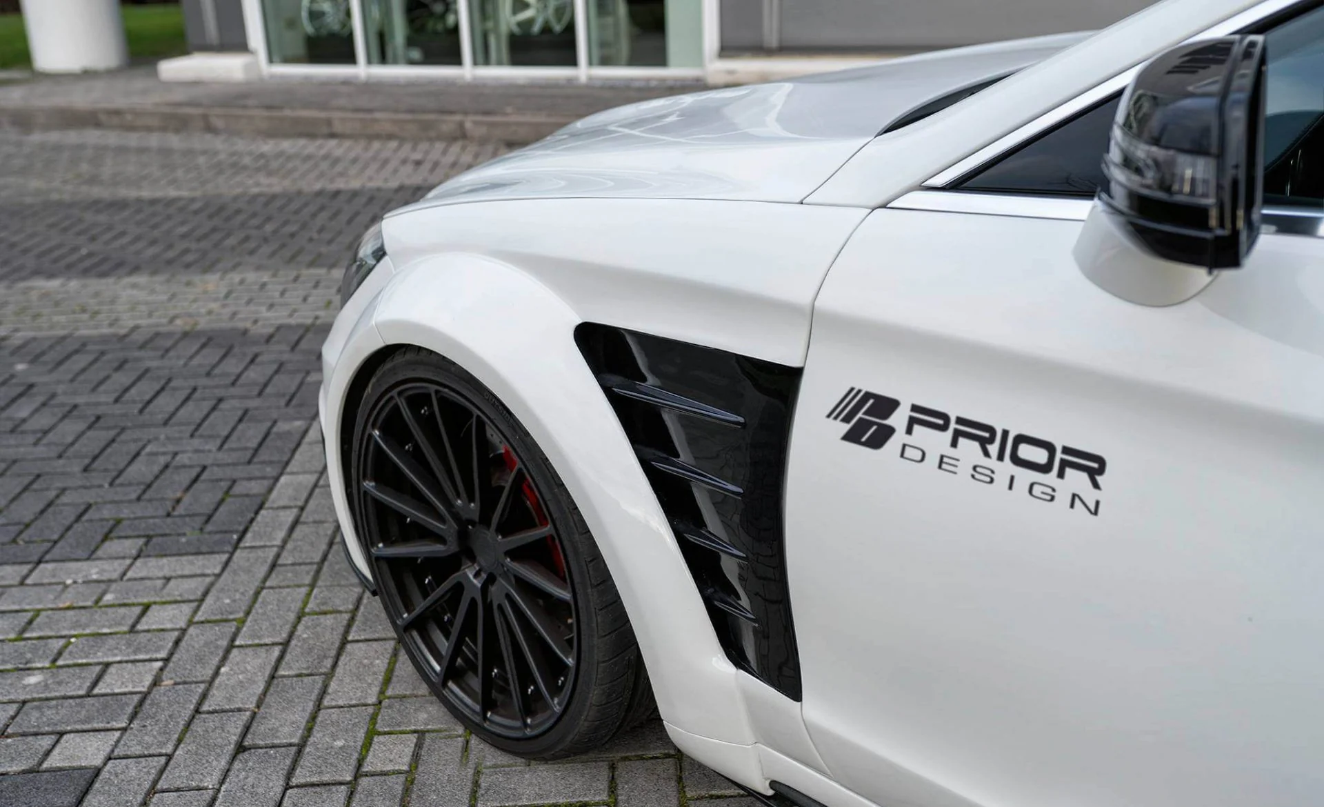 แก้มตัวถังหน้า Prior Design PDV4 Front Fenders incl. Air Intake for Mercedes CLS X218 Shooting Brake ภาพสินค้าที่เลือก