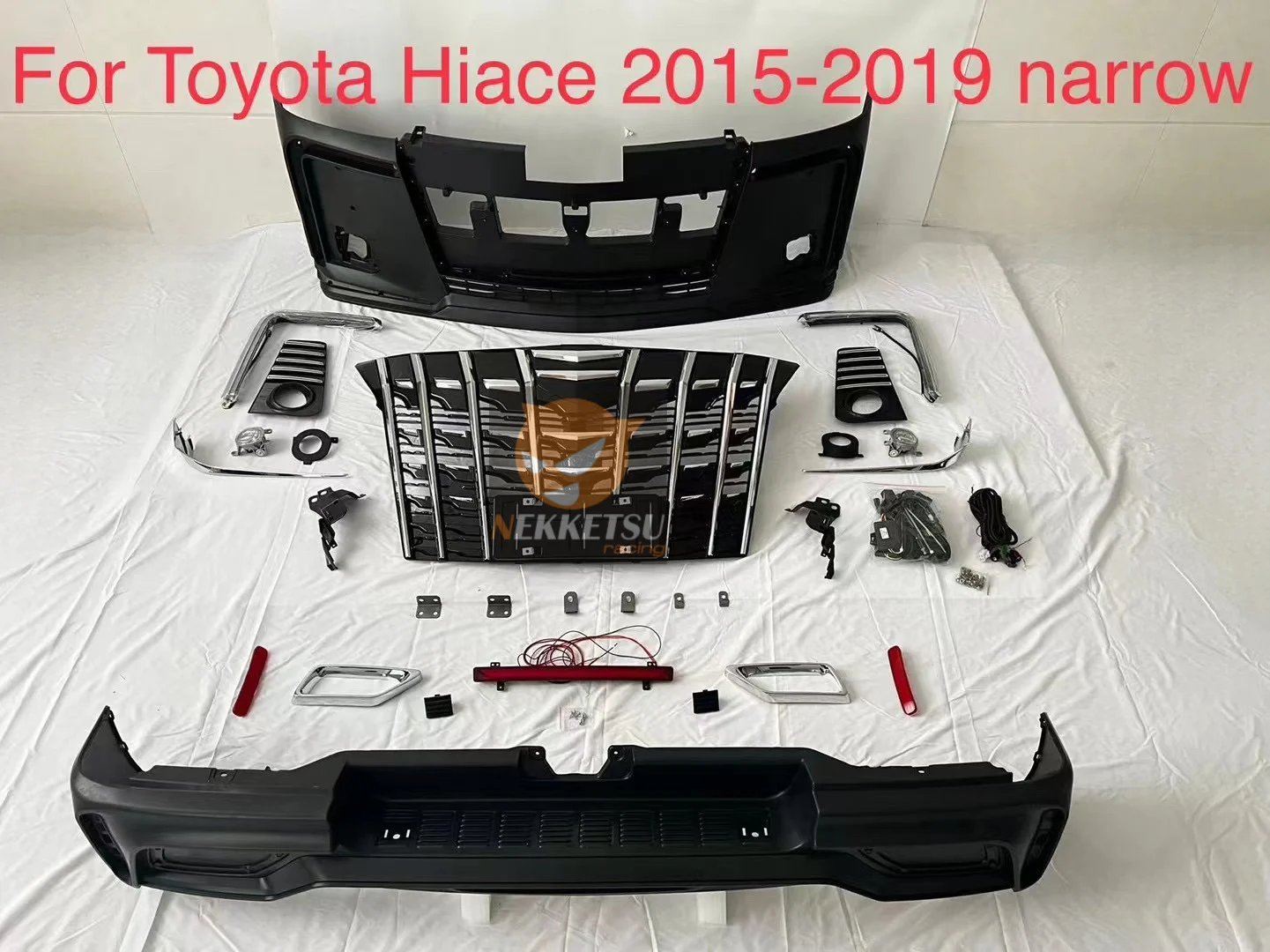 รูปชุดแต่ง ชุดแต่ง TOYOTA Commuter รถตู้ 2005 2018 ทรง Alphard V.1 ภาพที่ 2