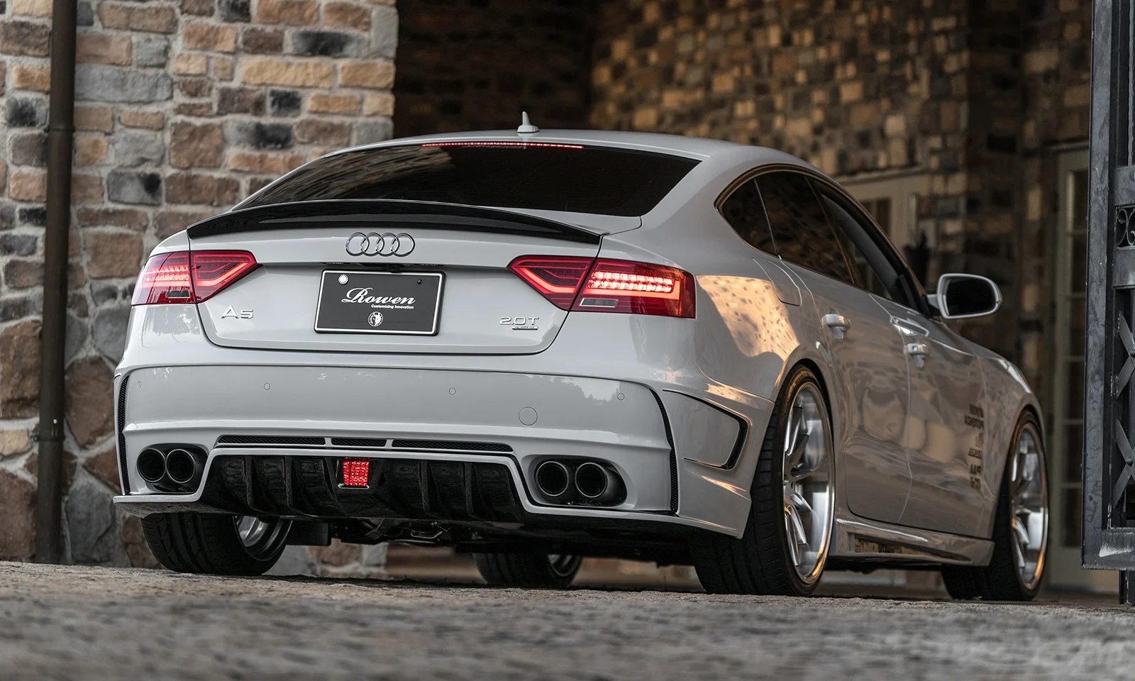 ชุดแต่ง Audi A5 SPORTBACK facelift Bumper type 8TCDNL 2012.01~2017.4 Rowen Japan ภาพ 9