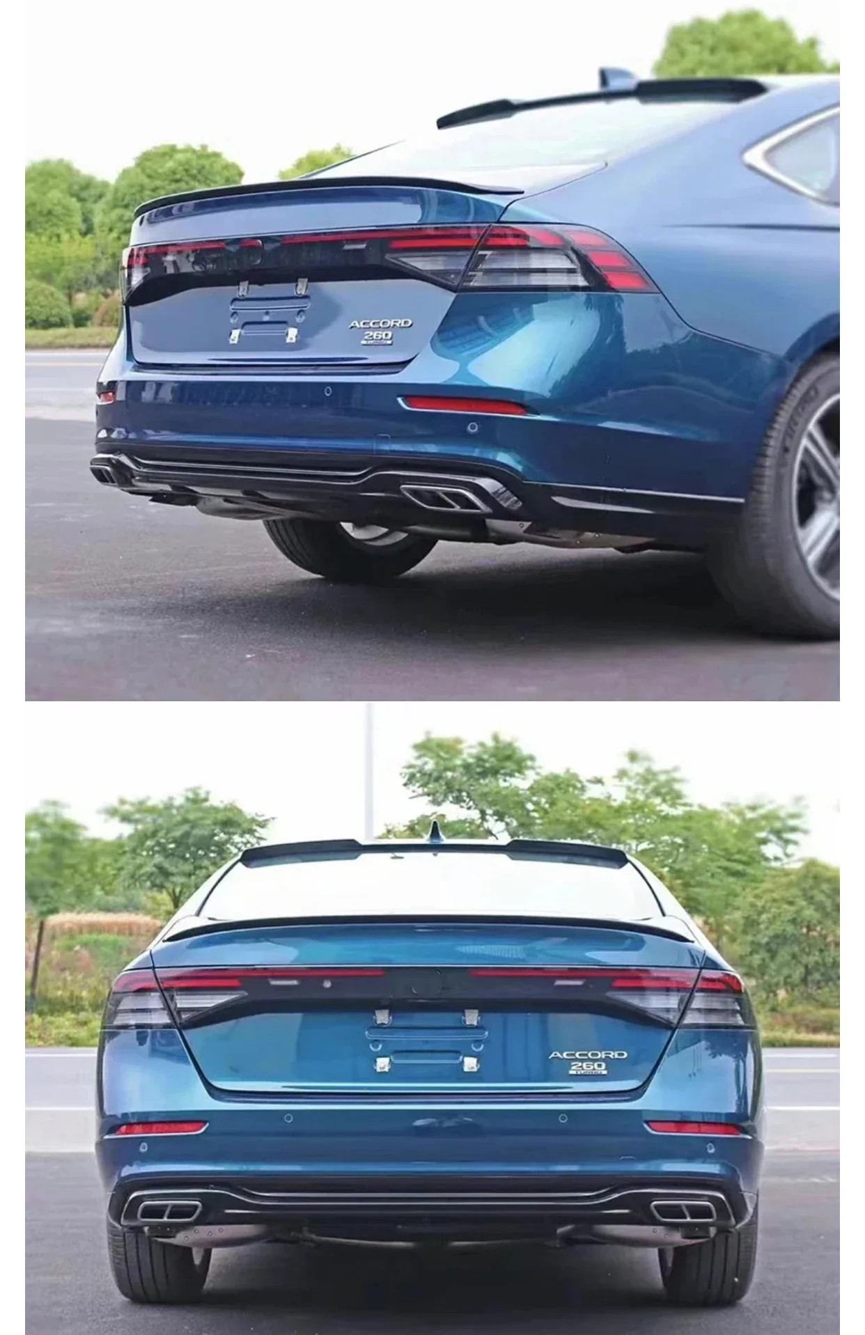 รูปชุดแต่ง ชุดแต่ง Honda Accord G11 2024 2026 สปอยเลอร์ ภาพที่ 1