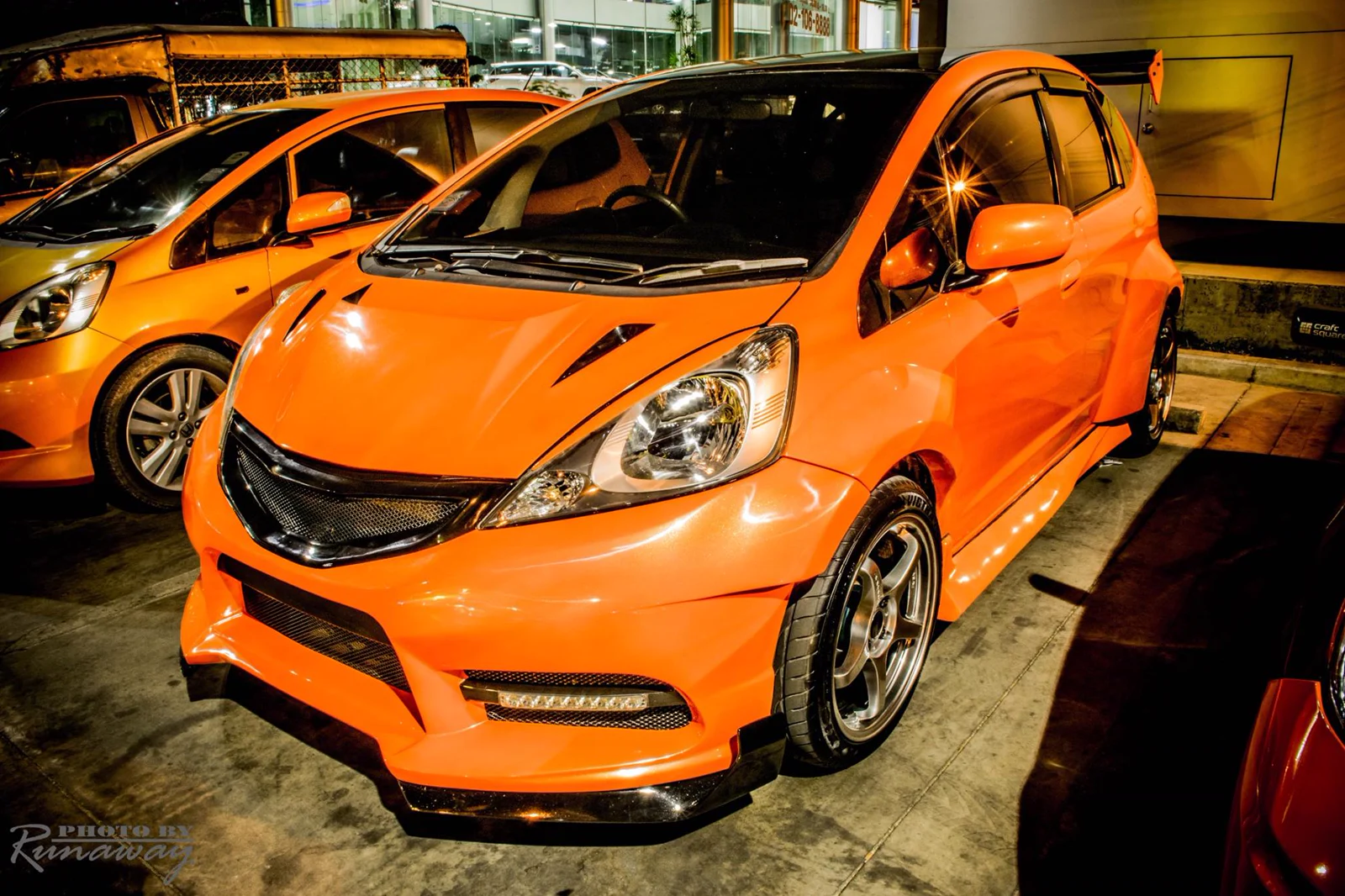 รูปชุดแต่ง ชุดแต่ง Honda Jazz GE 2008 2013 Wide Body V.1 ภาพที่ 9