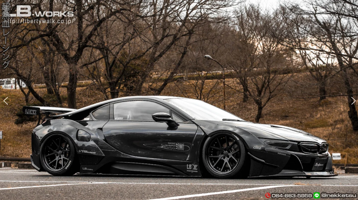 รูปชุดแต่ง ชุดแต่ง BMW i8 LB WORK ภาพที่ 3