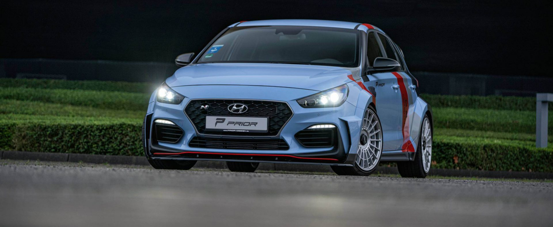 กรอบช่องดักลมหน้า PDN30X Prior Design HYUNDAI i30N Pre-Facelift ภาพสินค้าที่เลือก