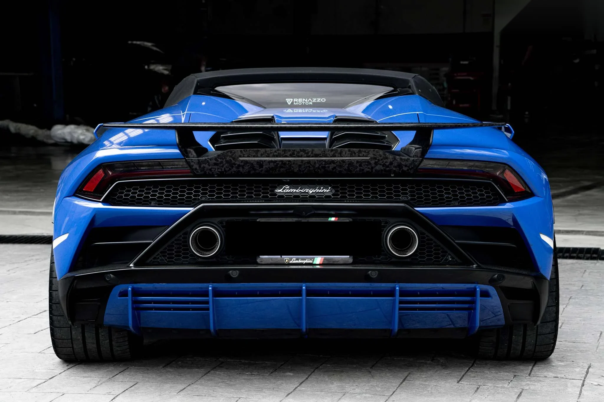 ชุดแต่ง LAMBORGHINI EVO Lamborghini Huracan EVO Spyder x คาร์บอน Wing Prodrive Shop ภาพ 1