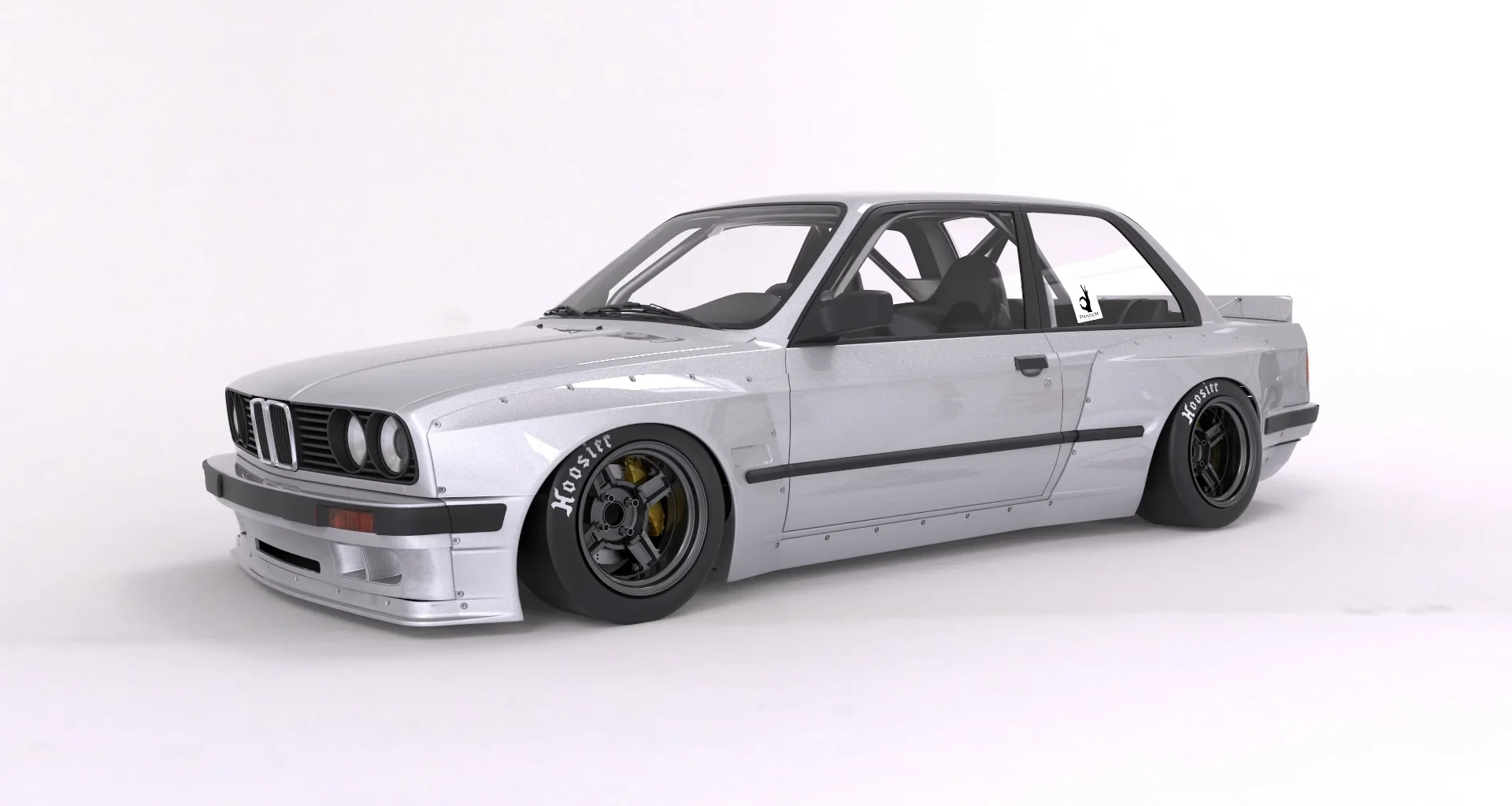 ลิ้นกันชนหน้า (ชิ้นแยก) - V1.0 BMW E30 M3 Pandem ภาพสินค้าที่เลือก