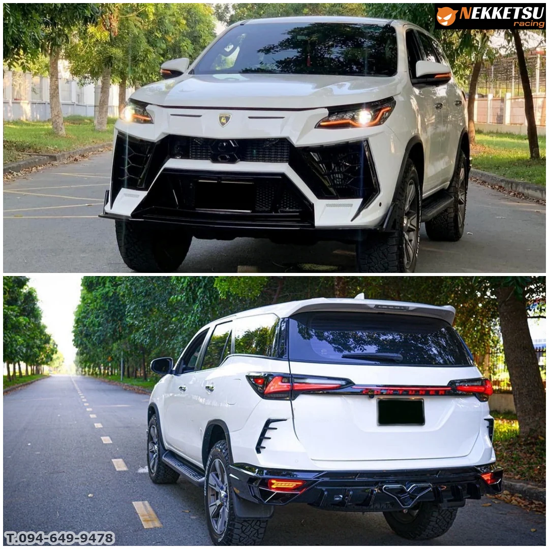 รูปชุดแต่ง ชุดแต่ง Toyota Fortuner 2015 2019 ทรง Lambo PP ภาพที่ 6