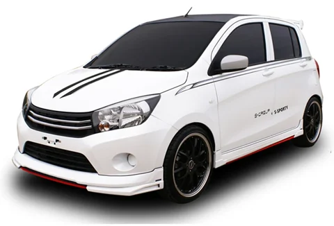 ชุดแต่ง CELERIO 2016 ภาพรถเต็มคันมุมหน้าจากต้นทาง S-Sporty