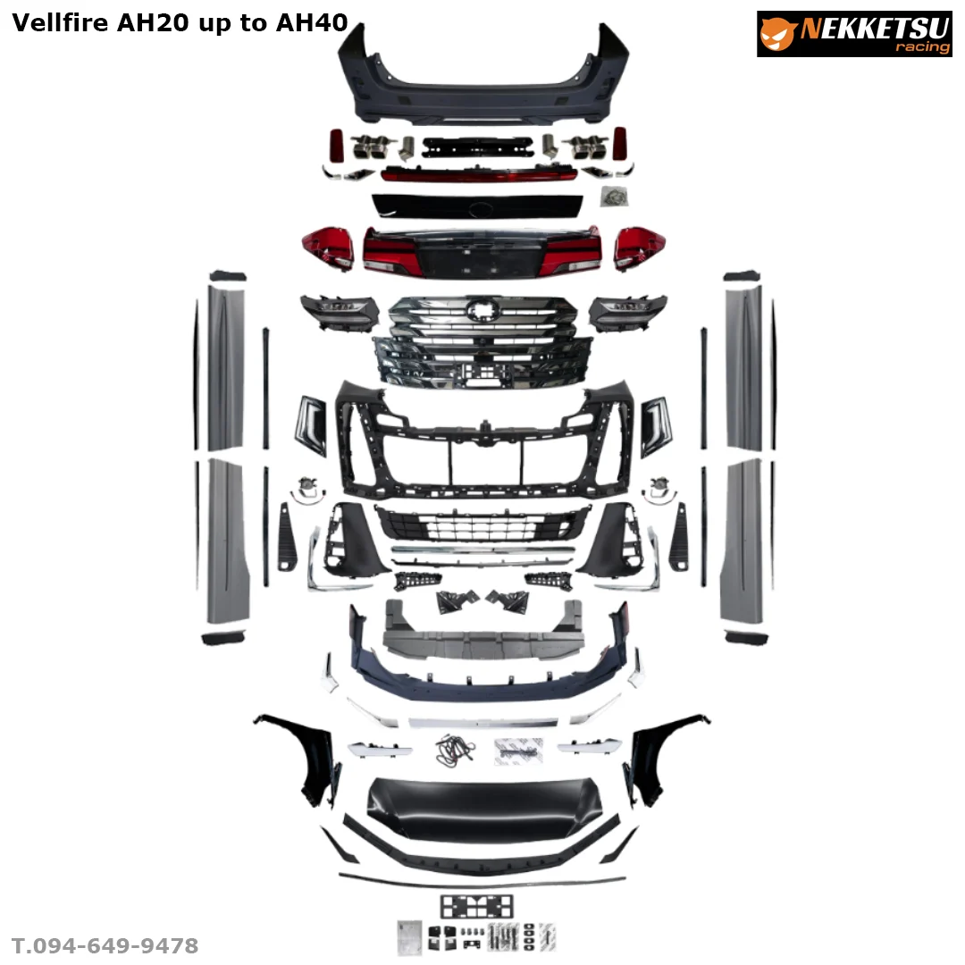 รูปชุดแต่ง ชุดแต่ง TOYOTA Vellfire20 2011 2014 เปลี่ยนเป็น VF40 V1 ภาพที่ 3