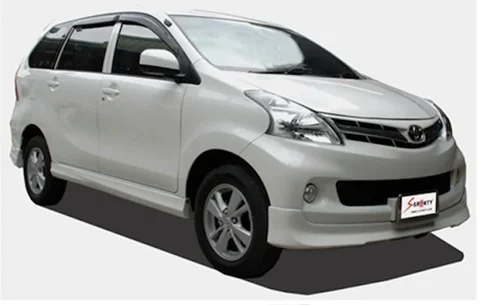ชุดแต่ง AVANZA 2012 ภาพรถเต็มคันมุมหน้าจากต้นทาง S-Sporty