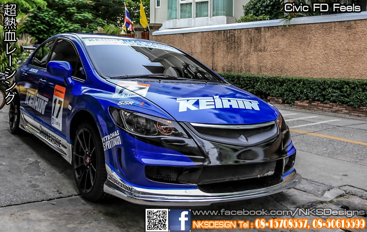 รูปชุดแต่ง ชุดแต่ง Honda Civic FD 06 11 Feels ภาพที่ 8