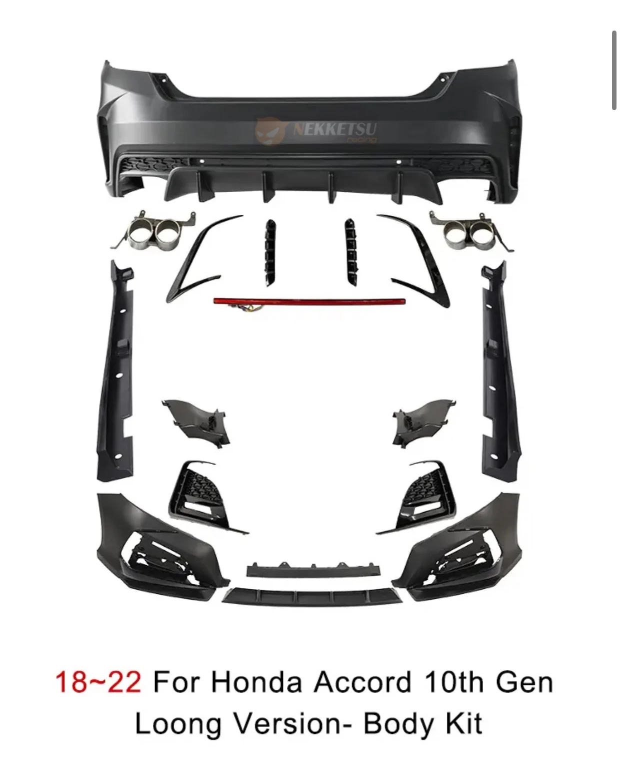 รูปชุดแต่ง ชุดแต่ง Honda Accord G10 2020 2023 Super sport ภาพที่ 6