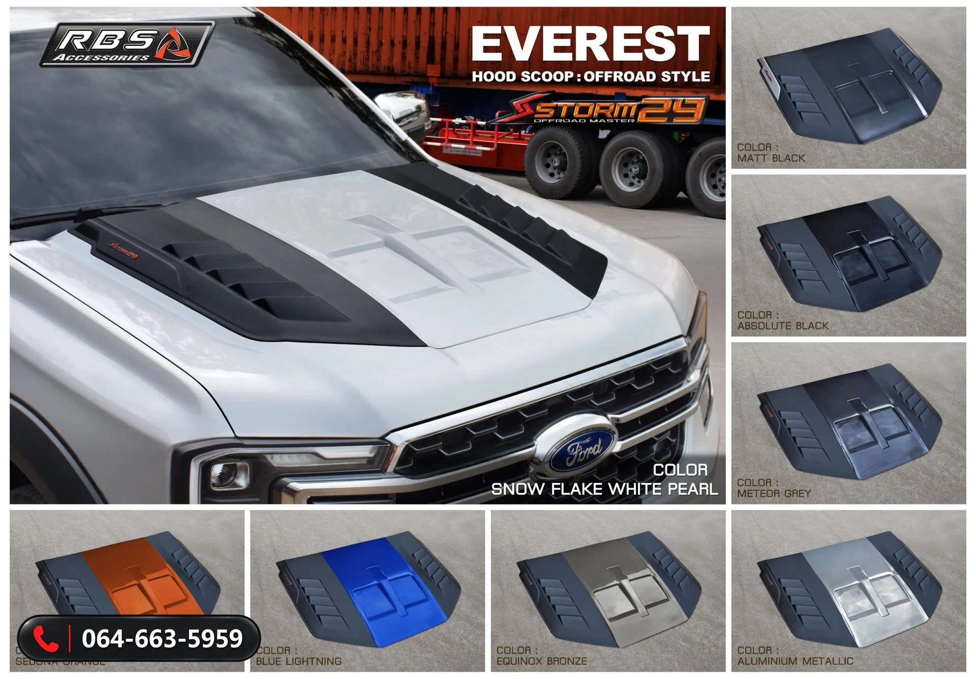 ชุดแต่ง FORD EVEREST 2023 NEXTGAN SPORT-X RBS ภาพ 6