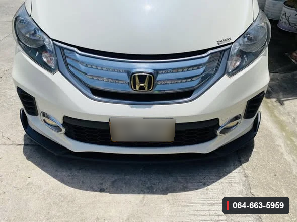 ภาพลิ้นต่อกันชนหน้า Honda Freed GB3 หลังติดตั้ง