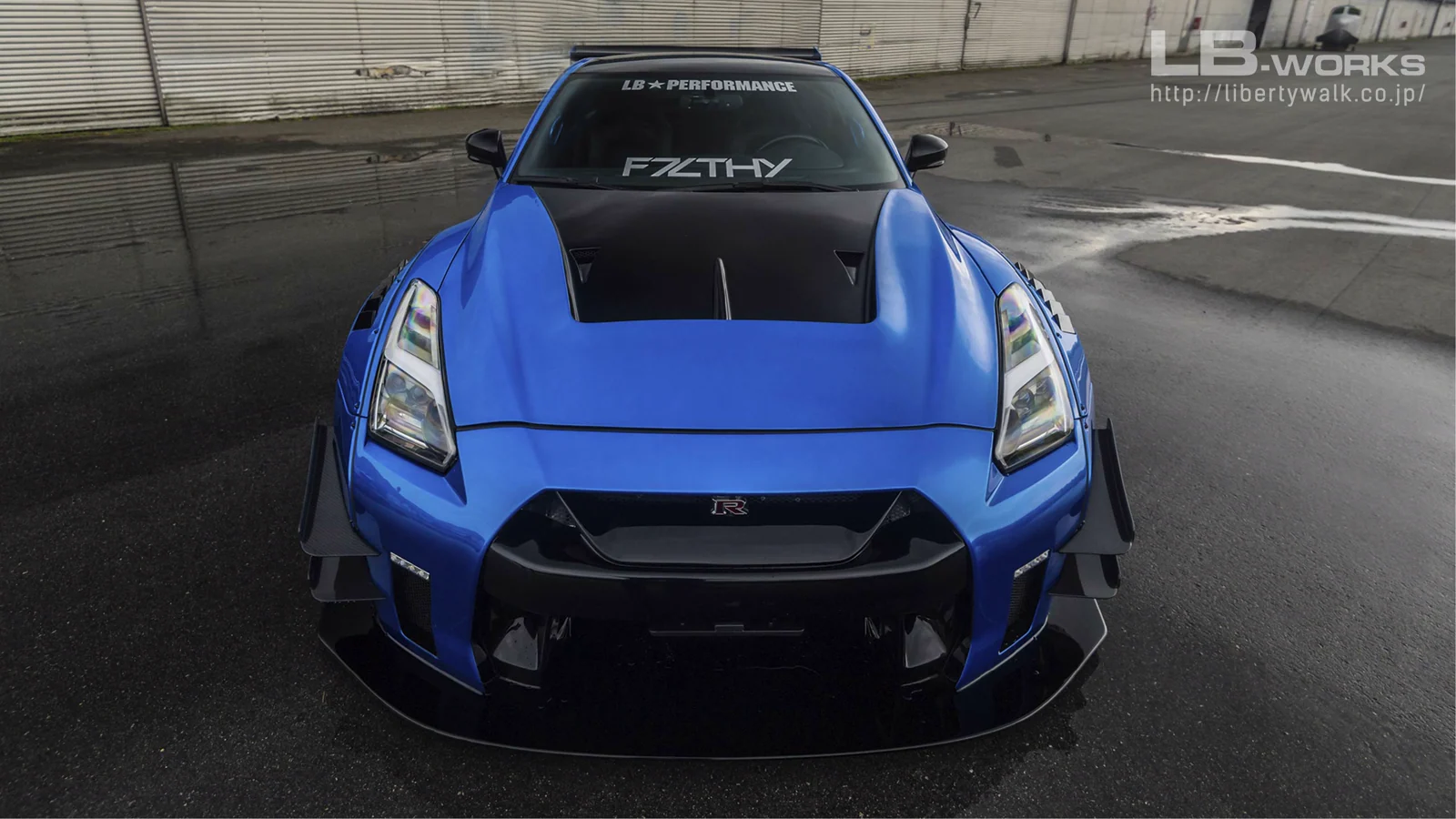 ชุดแต่ง Nissan GTR R35 LB Work Type 2