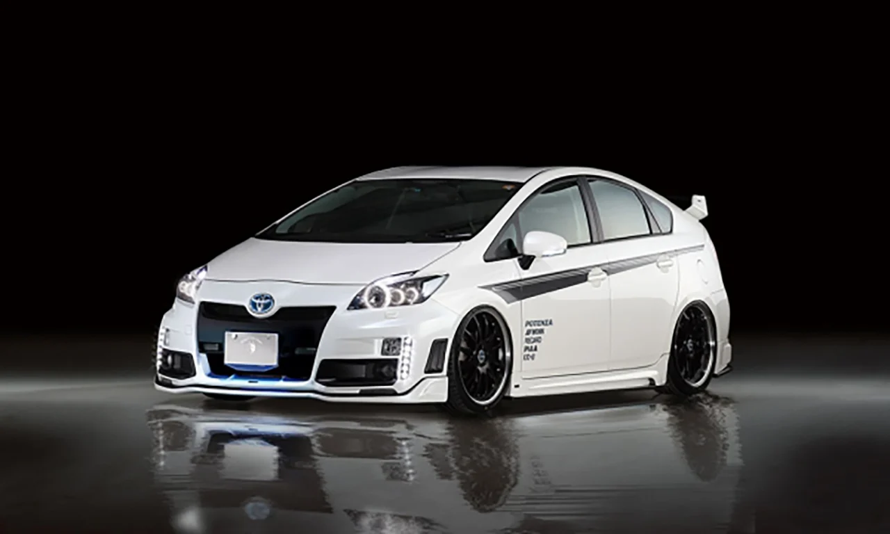 ชุดแต่ง TOYOTA 30 PRIUS MODEL Bumper type ZVW30 2008.05~2011.11 CROSS+BLAZE Rowen Japan ภาพ 3