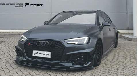 ลิ้นเสริมกันชนหน้า Prior Design PD Front Add-On Spoiler for Audi RS4 [2018+] ภาพสินค้า 1