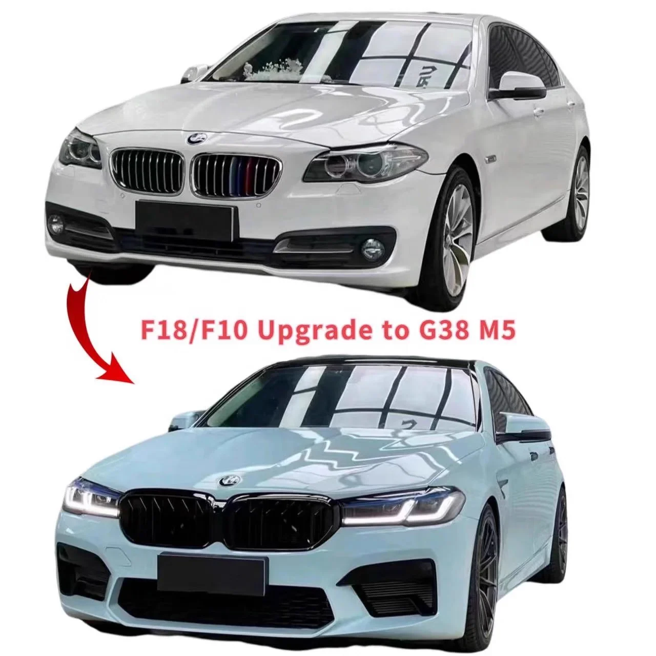 รูปชุดแต่ง ชุดแต่ง BMW Series5 F10 F11 2010 2017 เปลี่ยนเป็น G30 M5 Full ภาพที่ 2