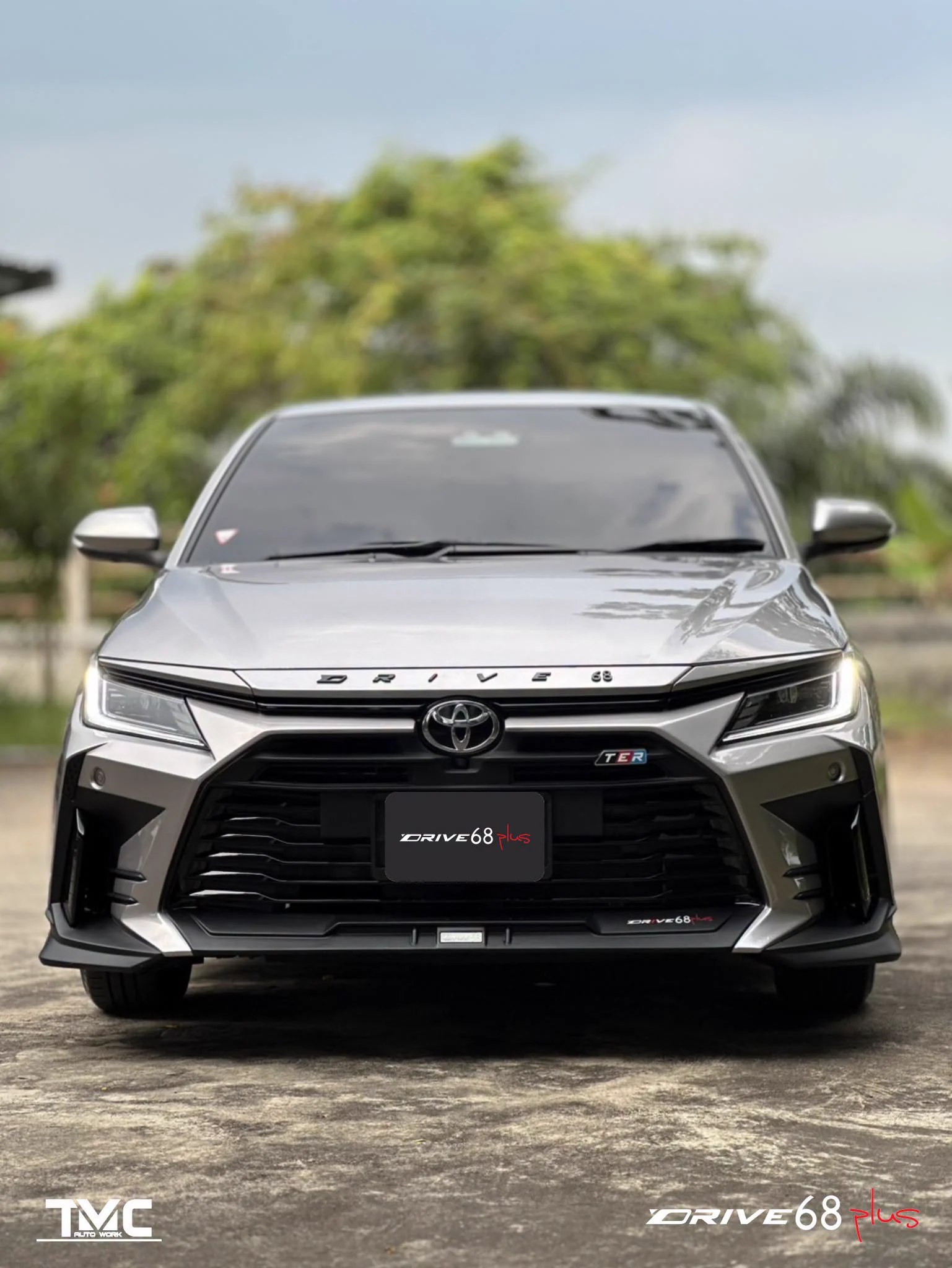 รูปชุดแต่ง ชุดแต่ง Toyota Yaris Ativ 24 26 Drive68 4ประตู Yaris Ativ Drive 68 Plus ภาพที่ 4