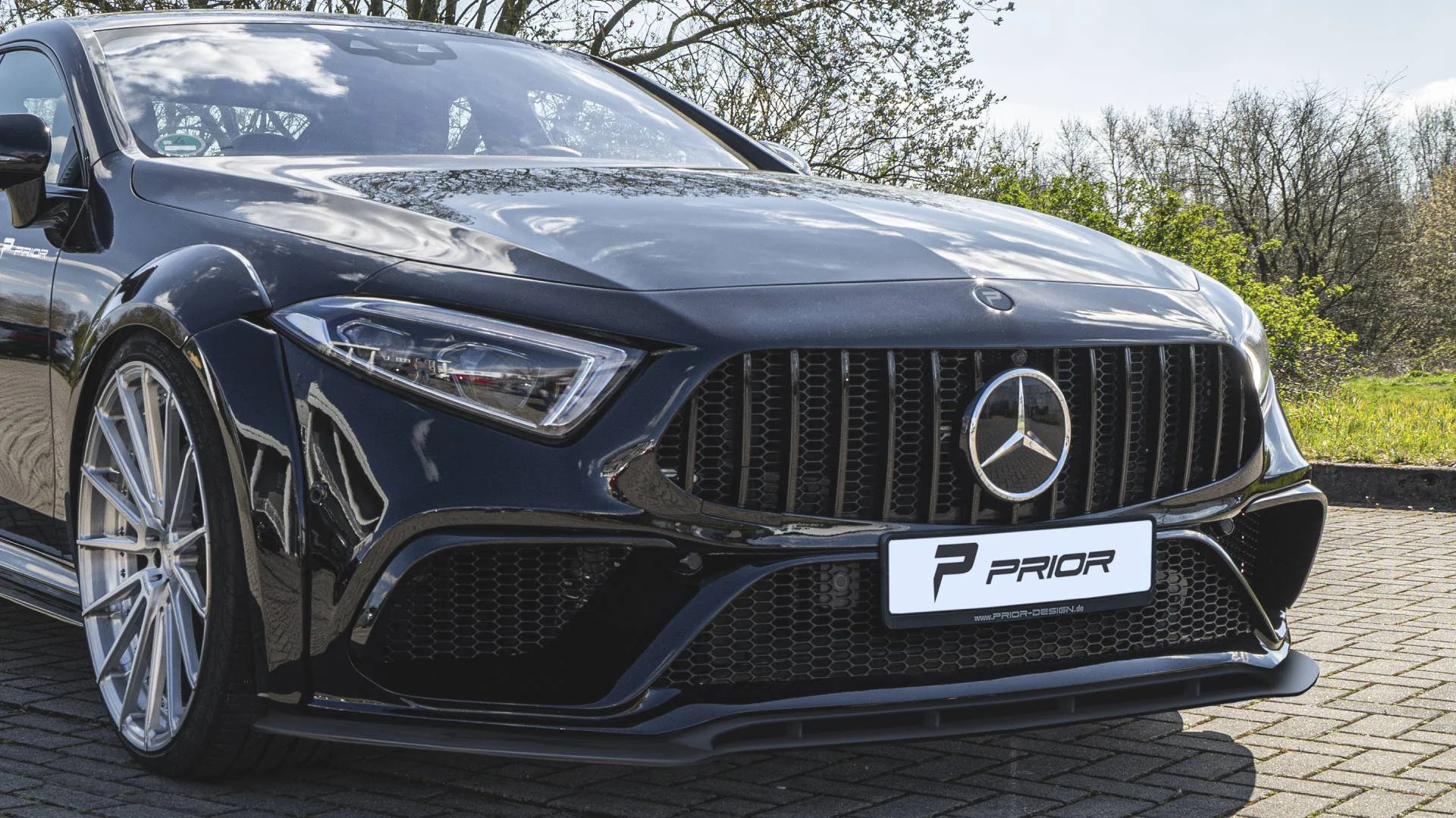 กันชนหน้าพร้อมลิ้นเสริม Prior Design MERCEDES-BENZ CLS C257 ภาพสินค้าที่เลือก