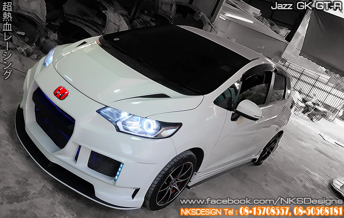 รูปชุดแต่ง ชุดแต่ง Honda Jazz GK 2014 2019 GTR ภาพที่ 9