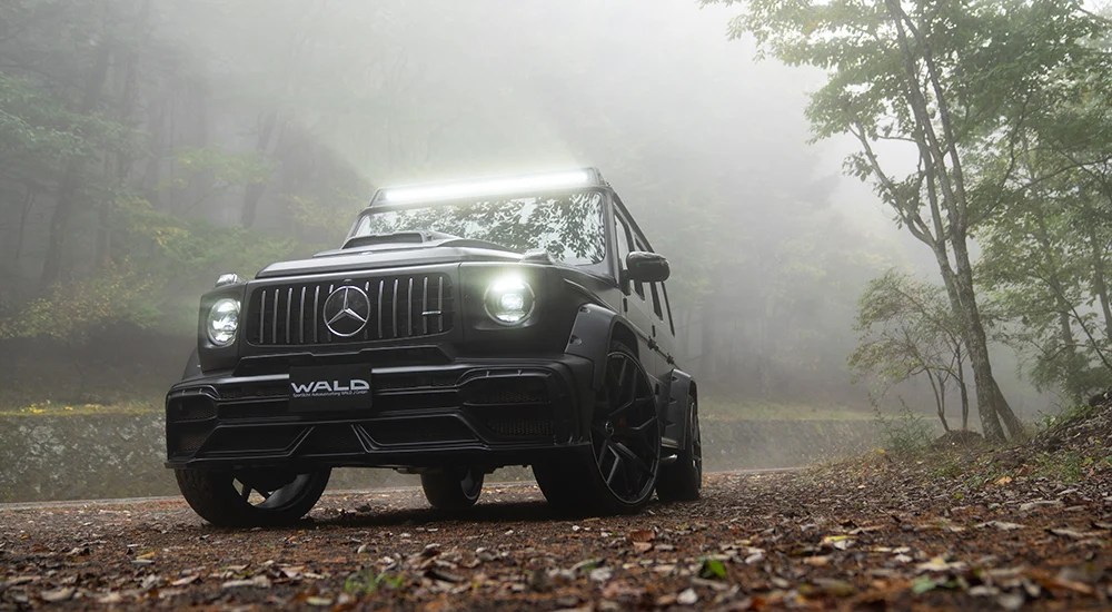 ชุดแต่ง MERCEDES-BENZ G-CLASS G63/G550/400d/350d AMG LINE WALD Japan สปอร์ตไลน์ แบล็กไบซัน เอดิชัน ภาพ 7