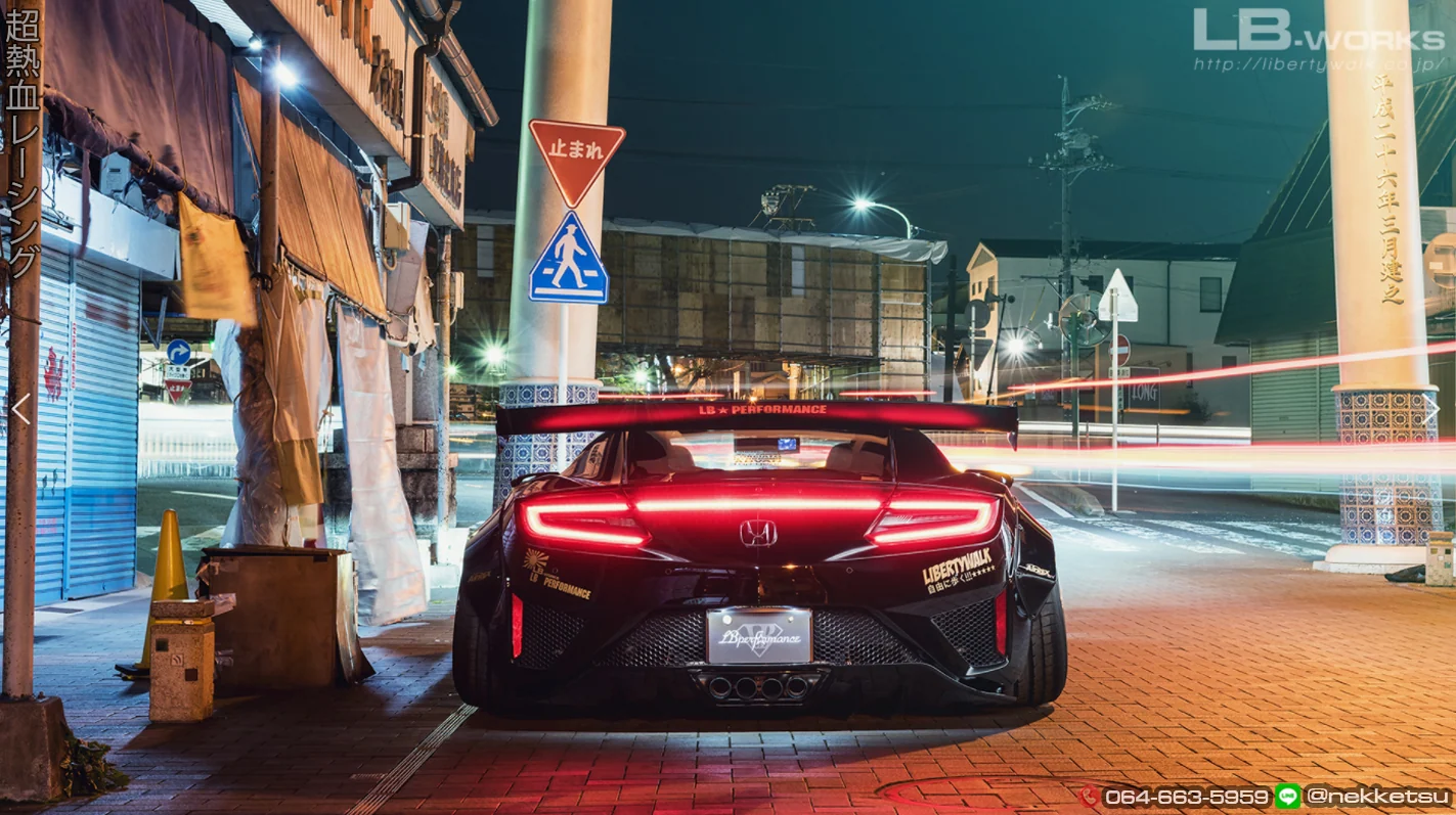 รูปชุดแต่ง ชุดแต่ง Honda NSX NC1 LB WORK ภาพที่ 5