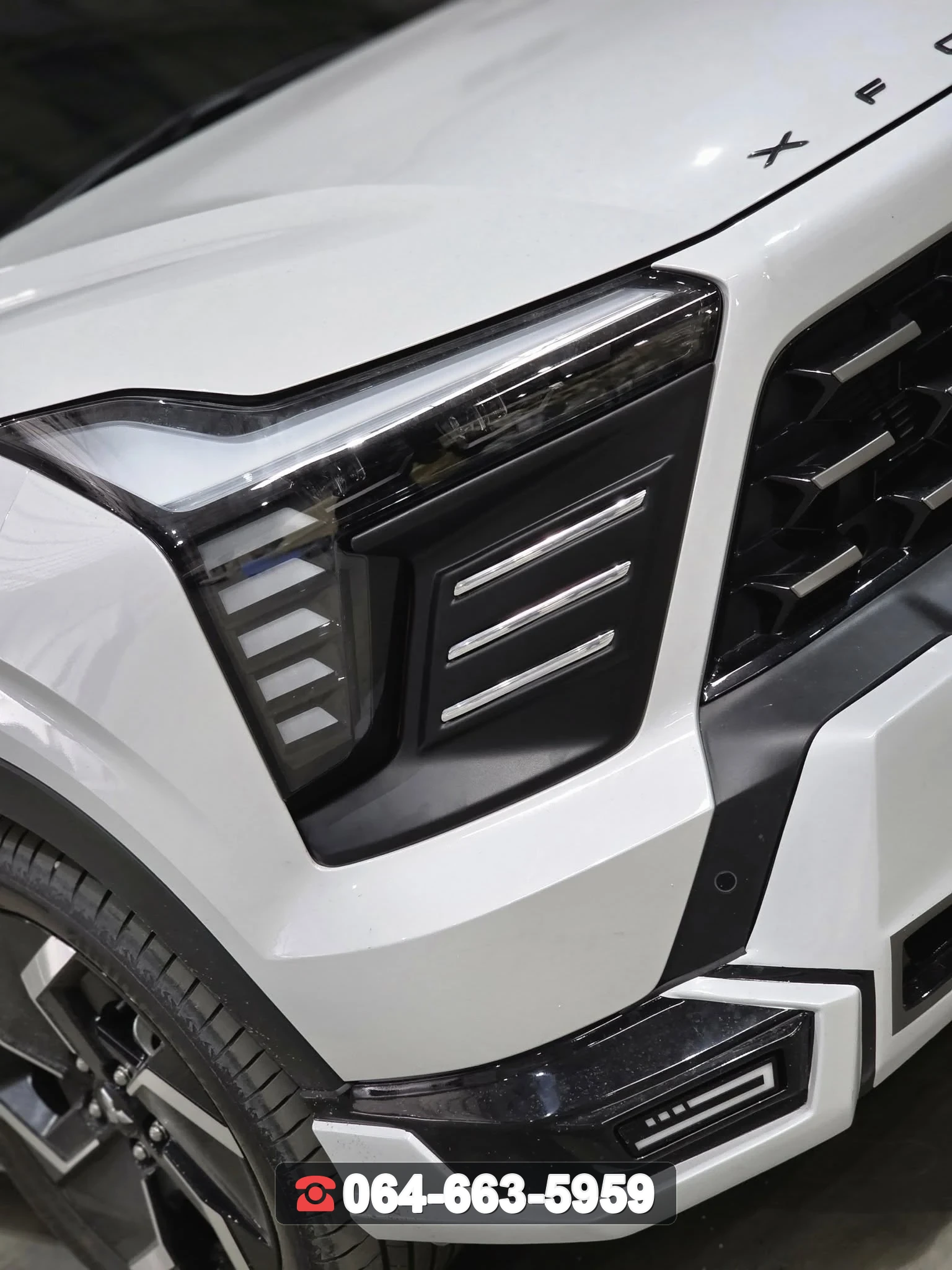 ชุดแต่ง MITSUBISHI ครอบใต้ไฟหน้า XForce RiderM ภาพ 4