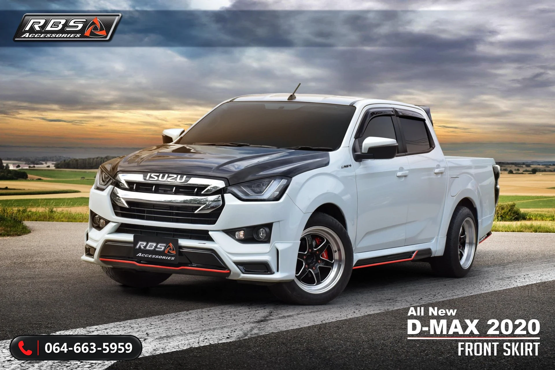 ชุดแต่ง ISUZU D-MAX 2020 รุ่นเตี้ย CAB 4 RBS ภาพ 1