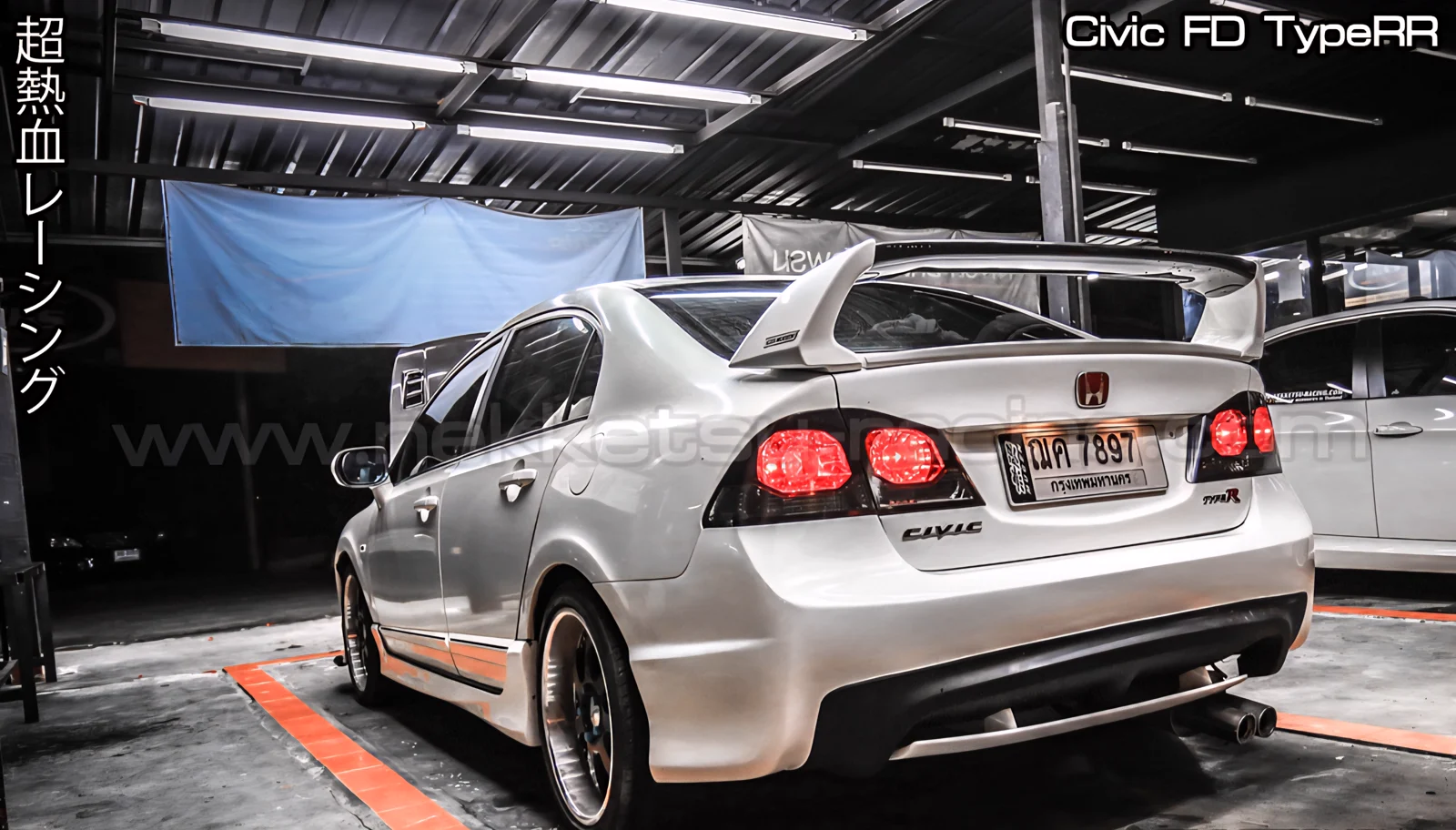 รูปชุดแต่ง ชุดแต่ง Honda Civic FD 06 11 Type R ตัวแข่ง ภาพที่ 7