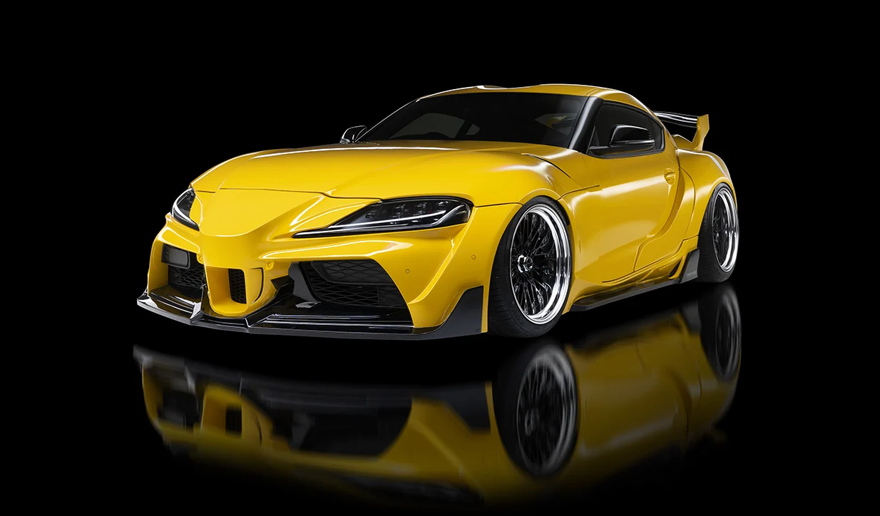 ชุดแต่ง TOYOTA SUPRA WALD Japan สปอร์ตไลน์ WIDE VERSION ภาพ 3