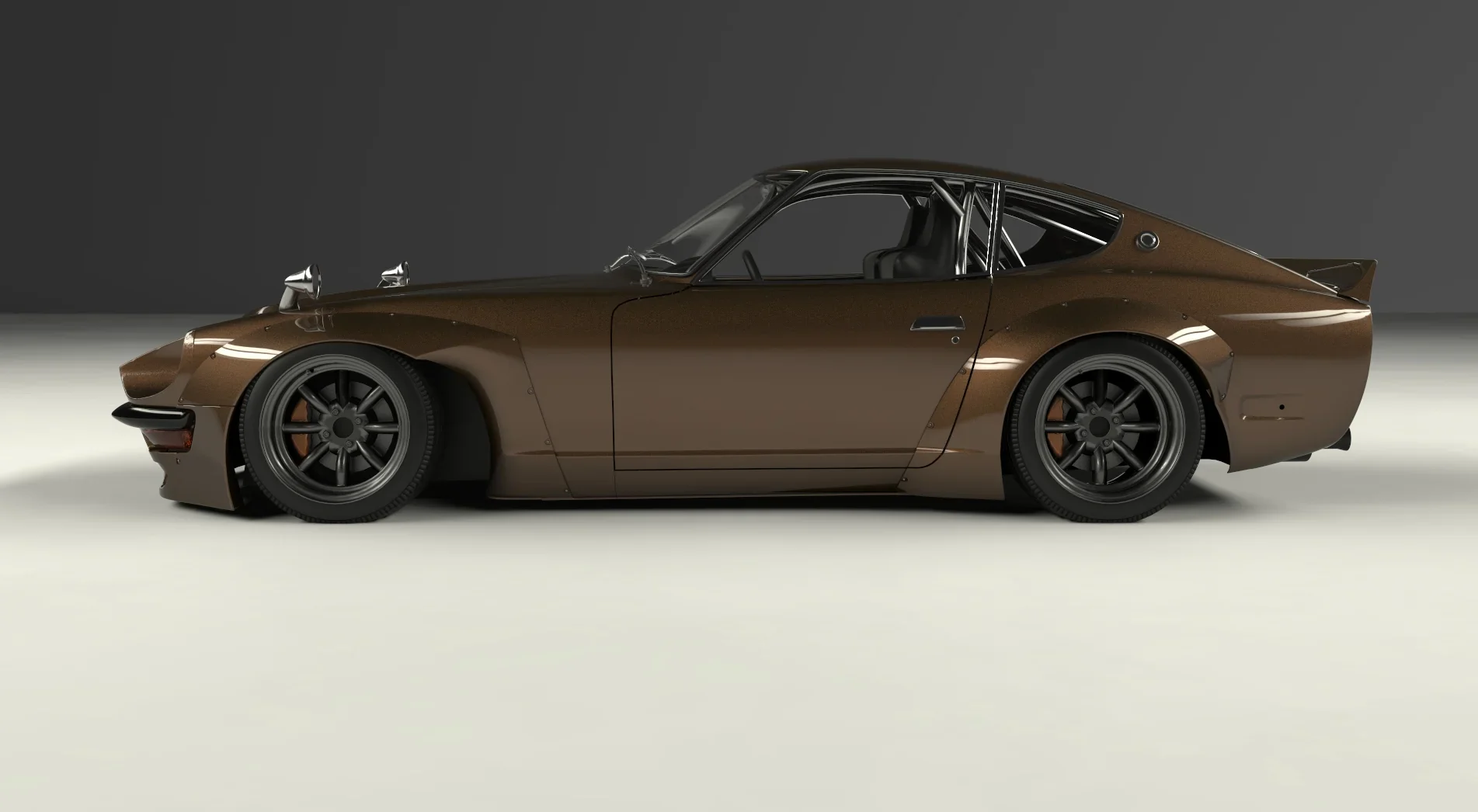 โป่งซุ้มล้อหลัง - 100mm (ชิ้นแยก) - V1.0 NISSAN 240Z S30 Pandem ภาพสินค้าที่เลือก