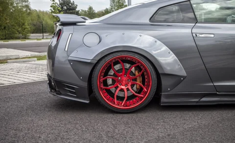 โป่งล้อหรือแก้มข้าง PD750WB Prior Design NISSAN GT-R R35 ภาพสินค้าที่เลือก
