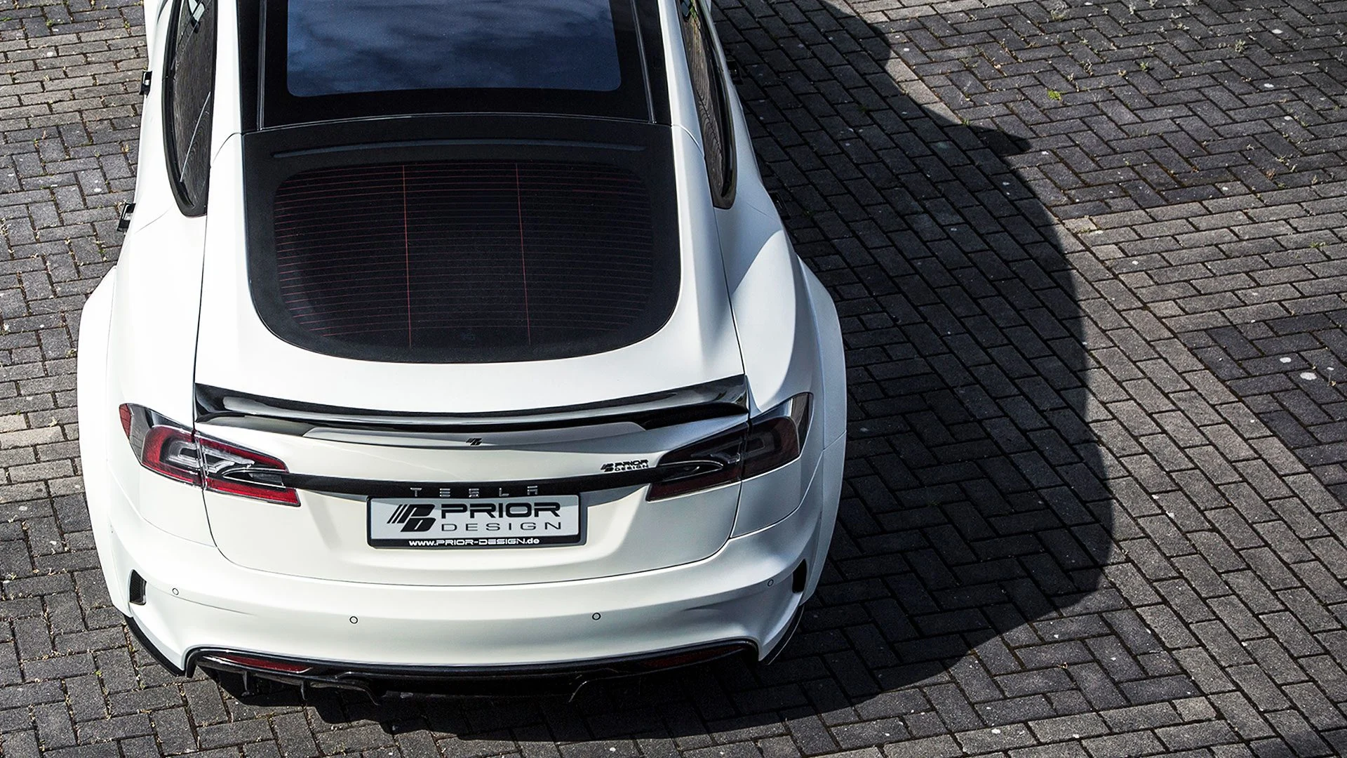 สปอยเลอร์ฝาท้าย Prior Design PD-S1000WB Rear Trunk Spoiler for Tesla Model S [2016+] ภาพสินค้าที่เลือก