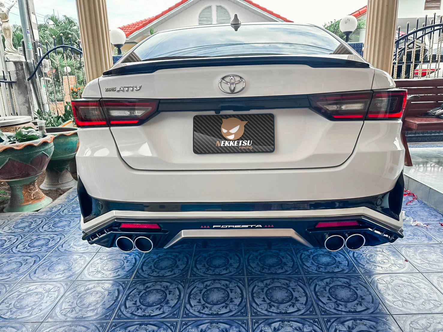 รูปชุดแต่ง ชุดแต่ง Toyota Yaris Ativ 24 26 SP2 4ประตู ภาพที่ 3