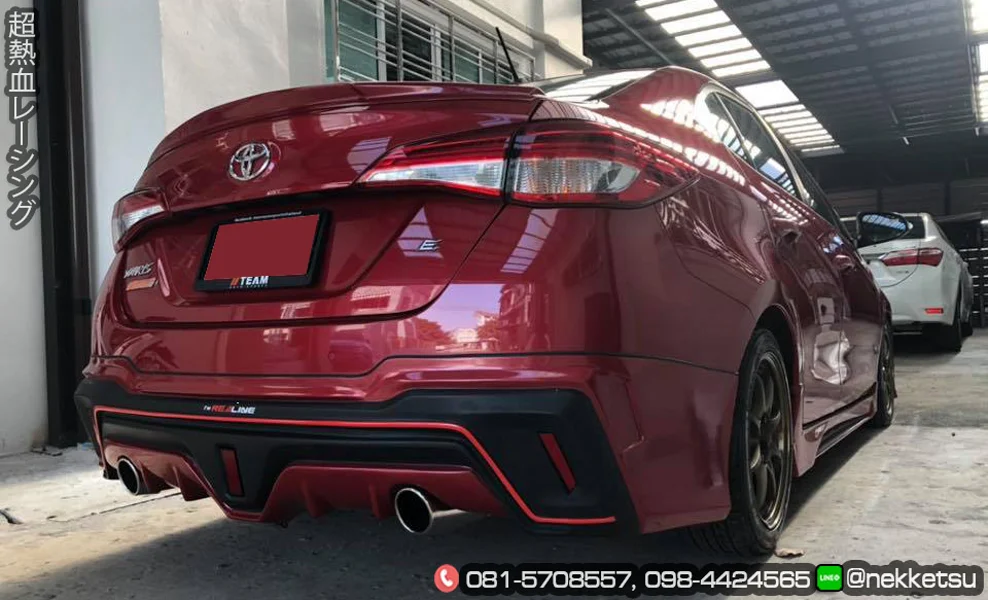 รูปชุดแต่ง ชุดแต่ง TOYOTA Yaris Ativ 17 19 RedLine 4 Door ภาพที่ 5