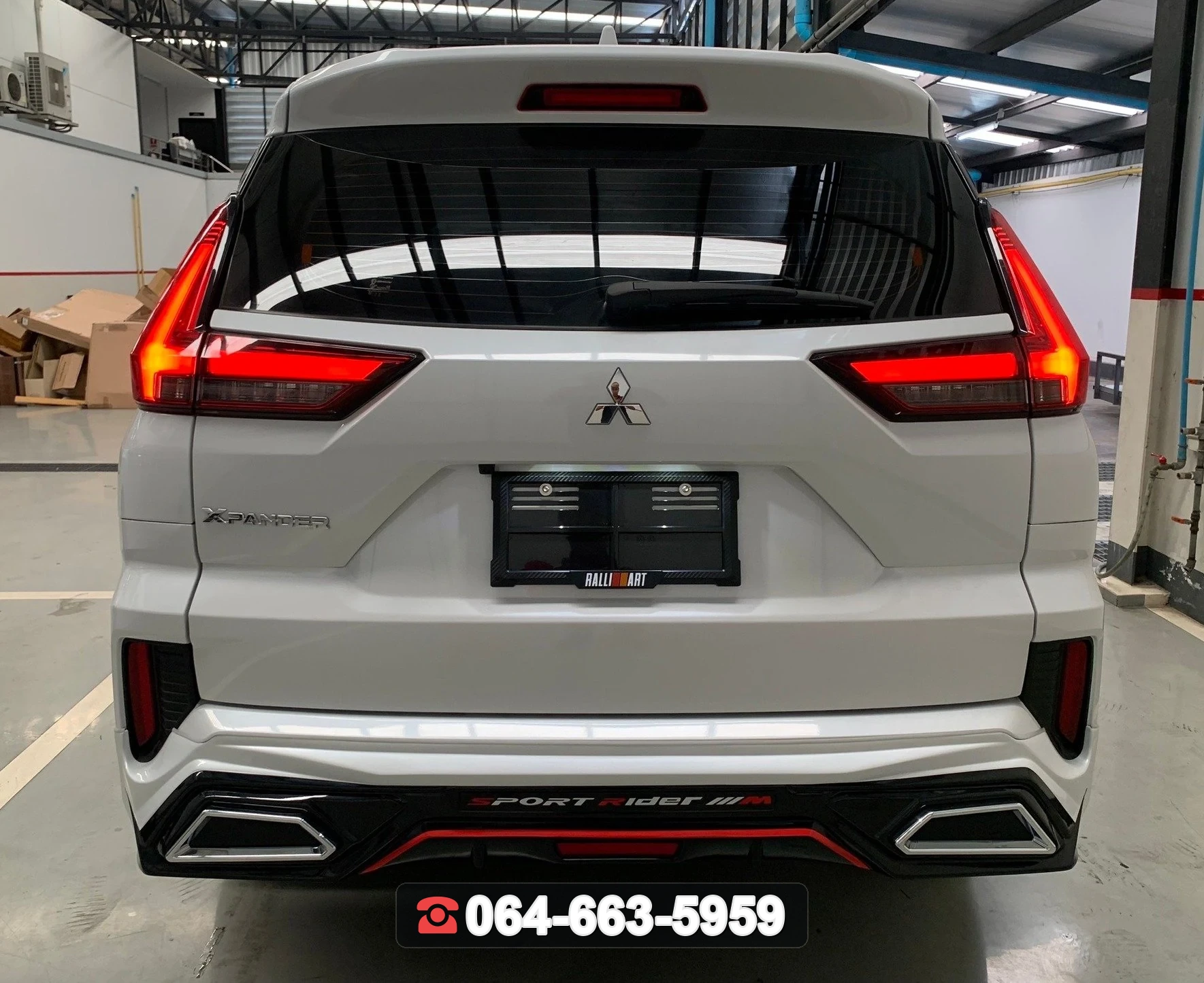 ชุดแต่ง MITSUBISHI Xpander GT 2022 V.2 ท่อใบไม้ RiderM ภาพ 3