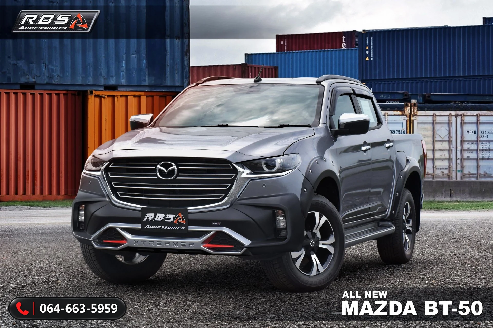 ชุดแต่ง MAZDA BT-50 2021 HI-RACER RBS ภาพ 5