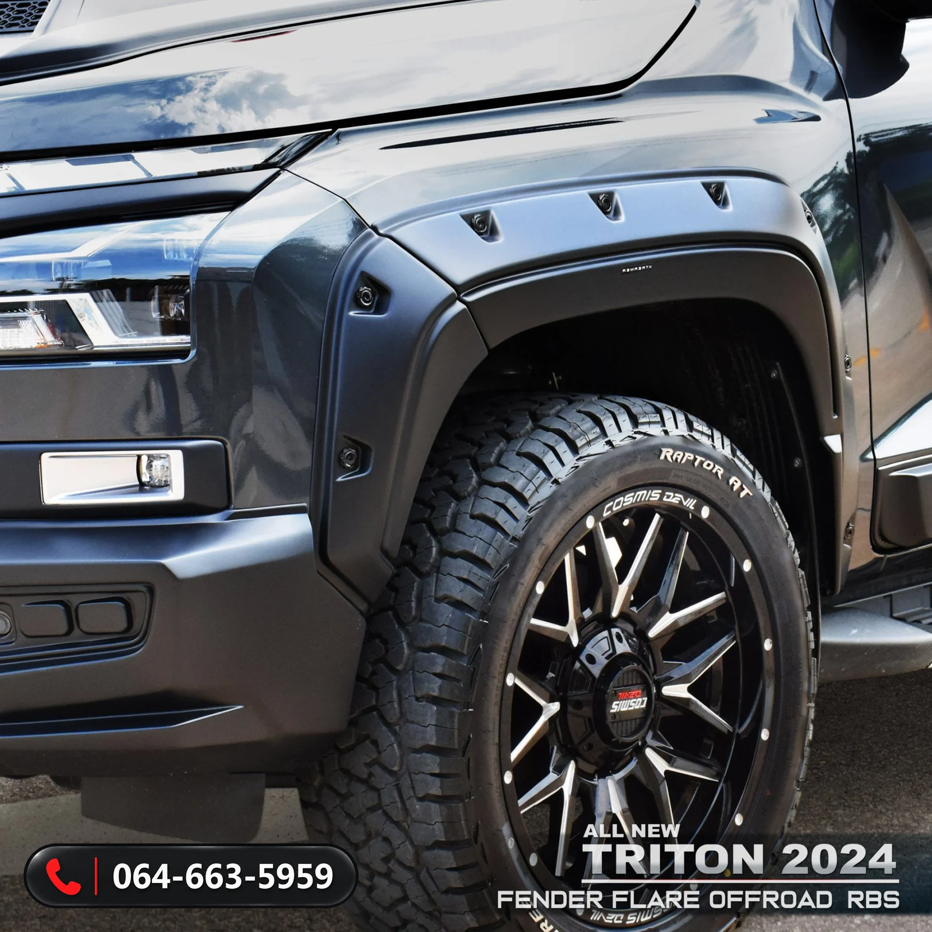 ชุดแต่ง MITSUBISHI TRITON 2024 XTREAMER RBS ภาพ 8