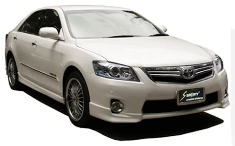 ชุดแต่ง CAMRY 2009 HB ภาพรถเต็มคันมุมหน้าจากต้นทาง S-Sporty