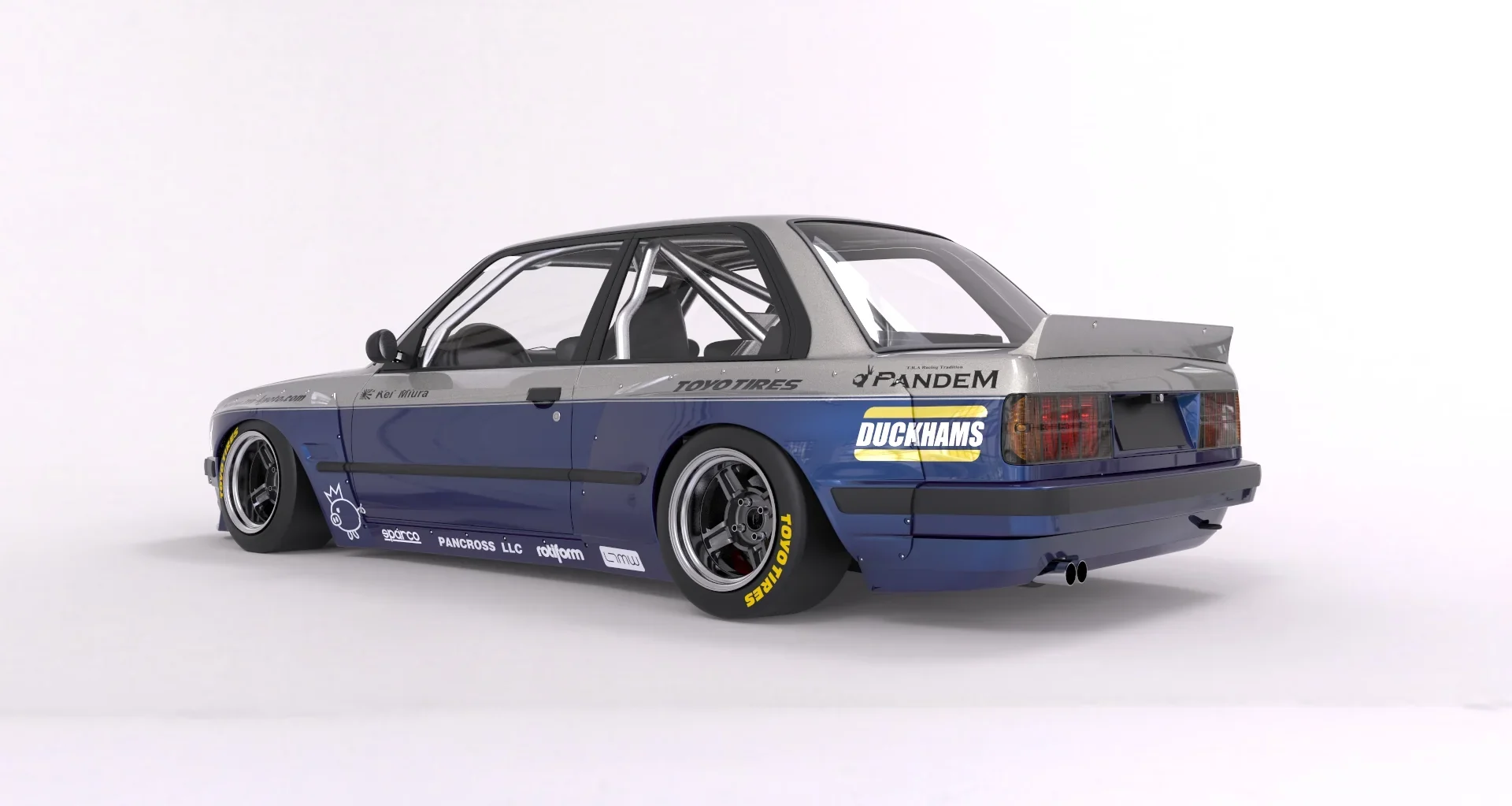 วิงสปอยเลอร์ท้าย Duck Wing (only) - V1.0/V1.5 BMW E30 M3 Pandem ภาพสินค้าที่เลือก