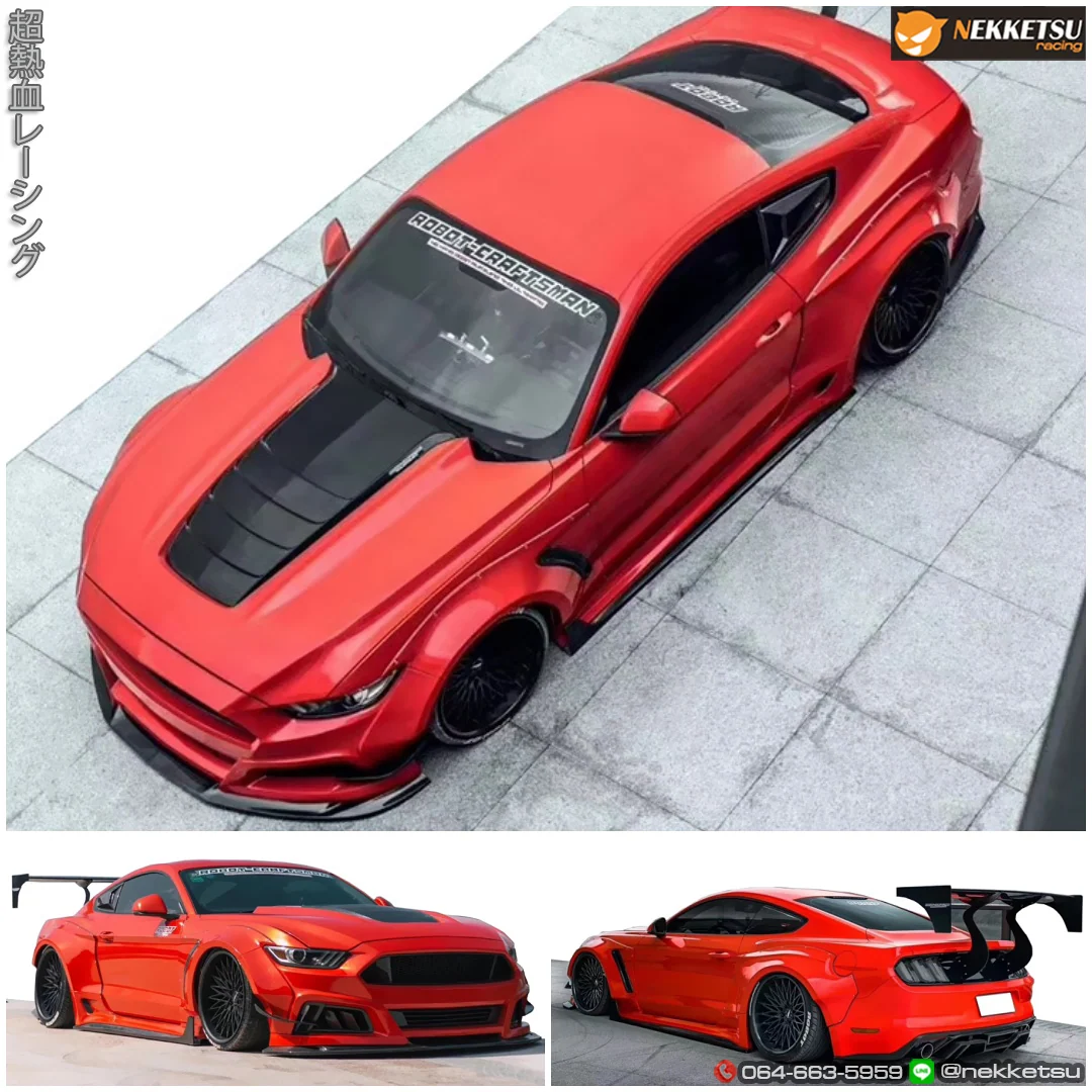 รูปชุดแต่ง ชุดแต่ง Ford Mustang 2015 2018 Wide Body ภาพที่ 2