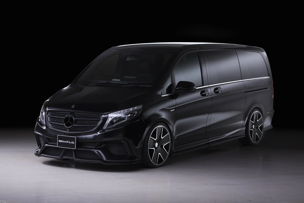 ชุดแต่ง MERCEDES-BENZ V-CLASS LONG WALD Japan สปอร์ตไลน์ แบล็กไบซัน เอดิชัน ภาพ 3