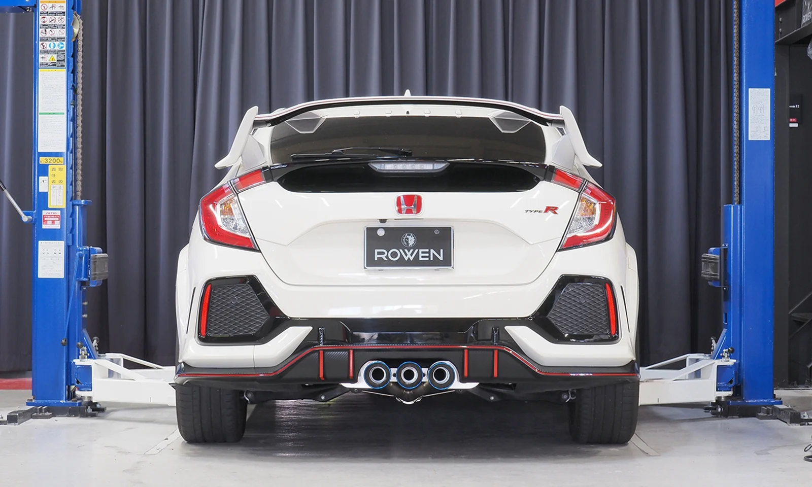 ชุดแต่ง HONDA CIVIC TYPE R FK8 2017.9~Rowen Japan ภาพ 1