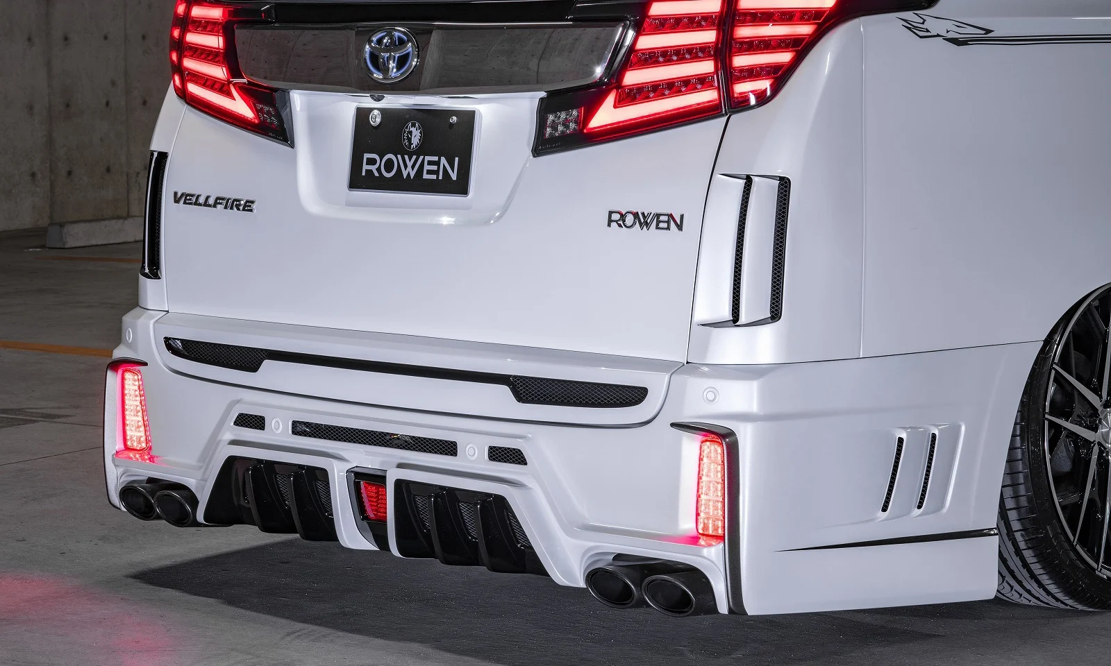 ชุดแต่ง TOYOTA 30 VELLFIRE Z-grade MODEL Bumper type AGH3#W/GGH3#W/AYH30W 2015.1~2017.12 Rowen Japan ภาพ 10